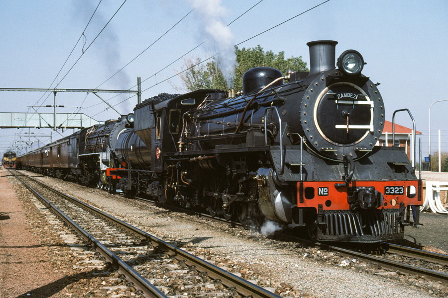 South African class 19D & 15CA 4-8-2 steam locomotive at Potgietersrus, South Africa