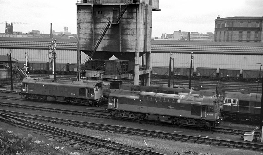 Leicester Midland locomotive shed yard