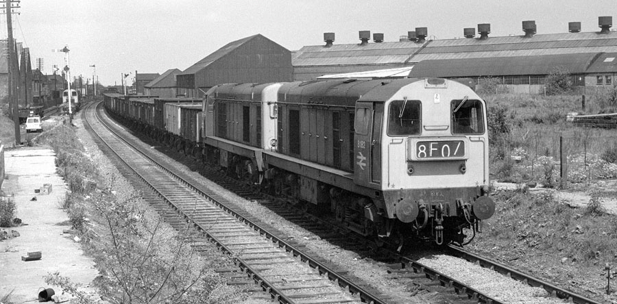 Old photograph, train, Coalville