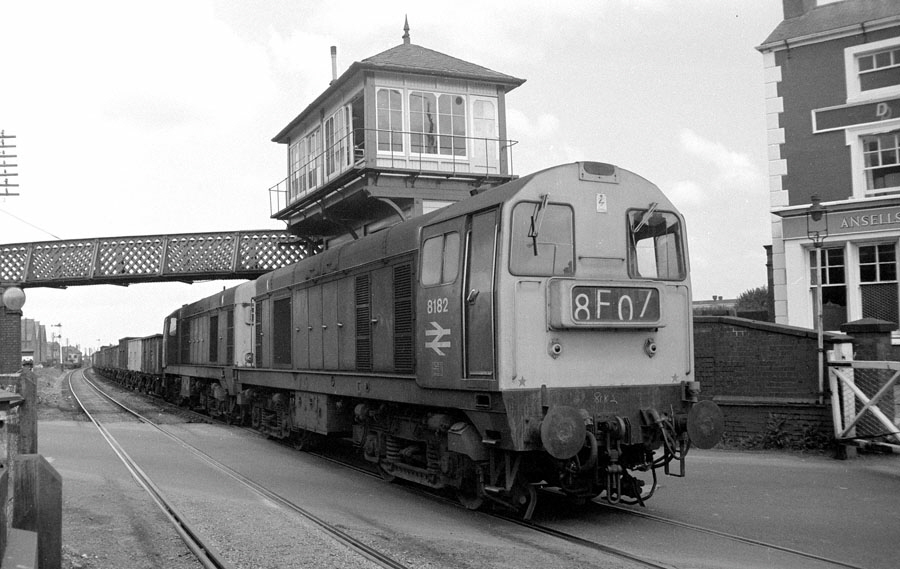 Old photograph, train, Coalville Crossing