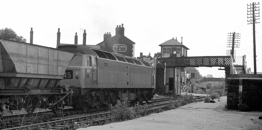 Old photograph, train, Coalville