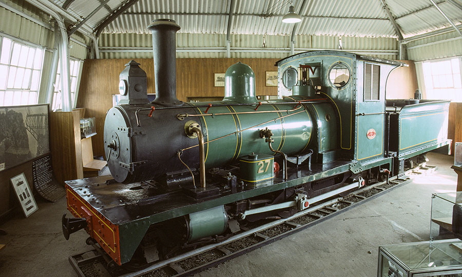 Beira Railway 2 ft. gauge, F4 class 4-4-0 at Bulawayo Railway Museum, Zimbabwe