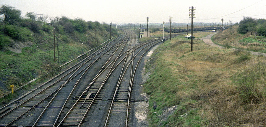 Moira West Junction, looking south-east