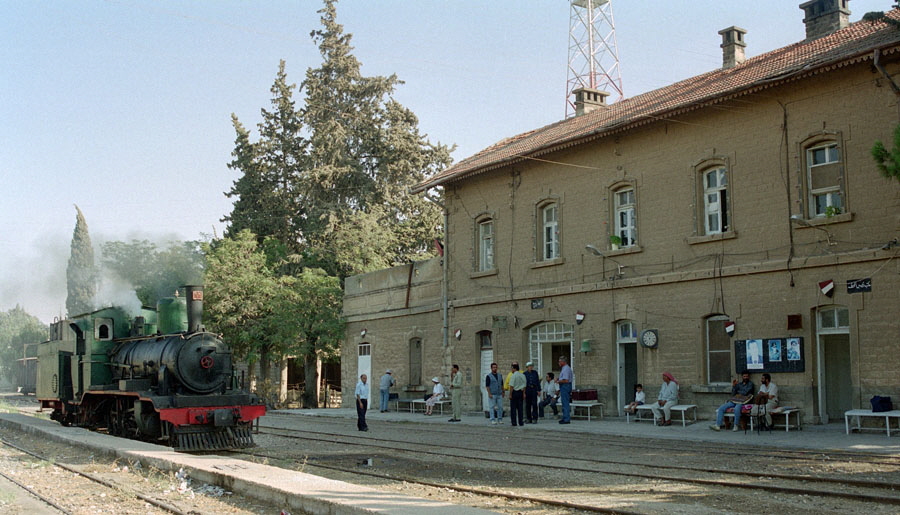 Steam locomotive 66, Daraa station, Hedjaz Railway, Syria
