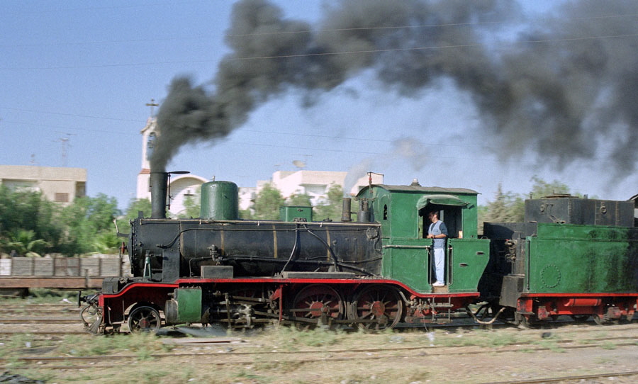 Steam locomotive 66, Daraa station, Hedjaz Railway, Syria