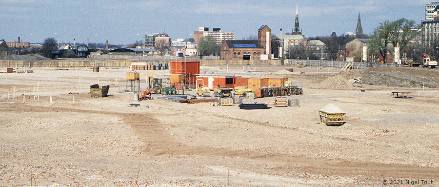 Cleared scrapyard for Bede Island North redevelopment