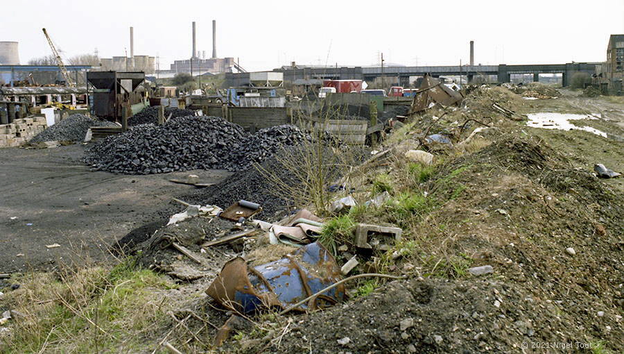 GCR track bed and goods yard