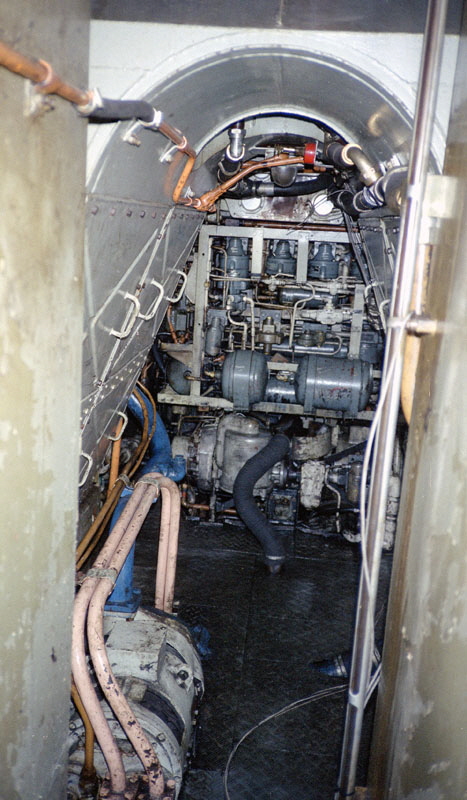 Nuclear-Flask Crash Test, inside class-46 locomotive, Old Dalby