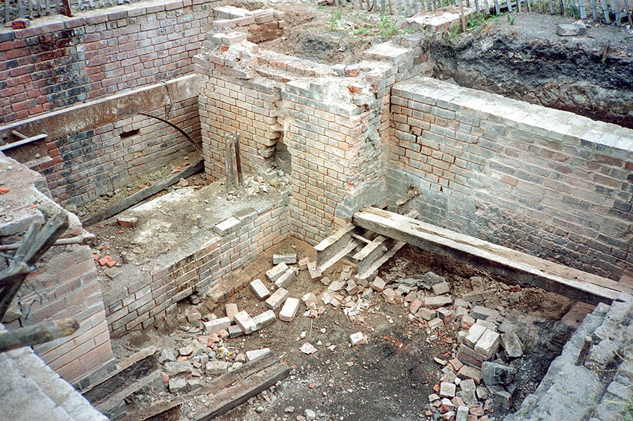 Swannington Engine House Foundations excavated