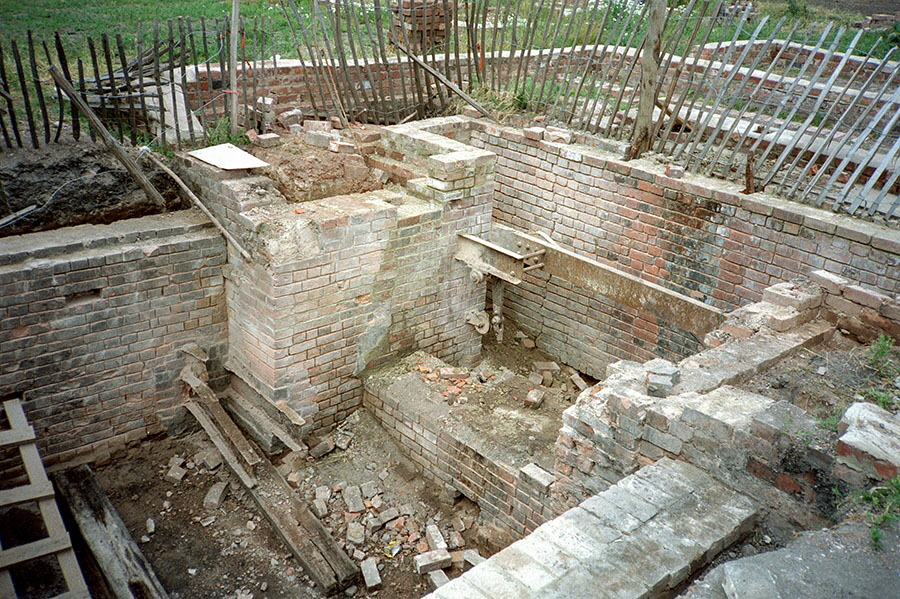 Swannington Engine House Foundations excavated