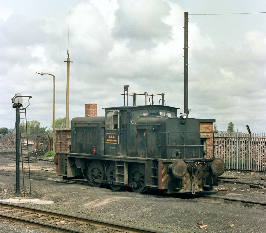 NCB 0-6-0 diesel locomotive no. 20-110-704 at Seaham colliery