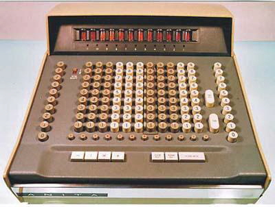 Old Anita Mk VII calculator