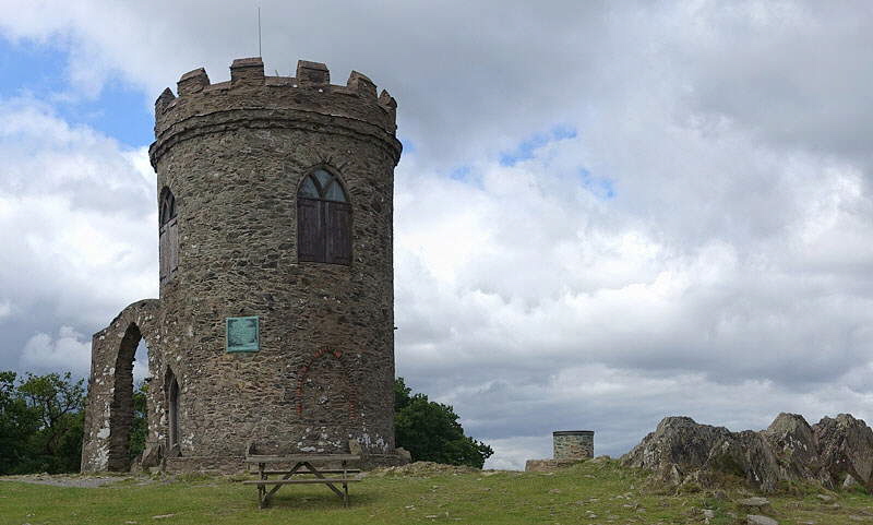Bradgate Park, Leicestershire, Panorama photograph with Old John