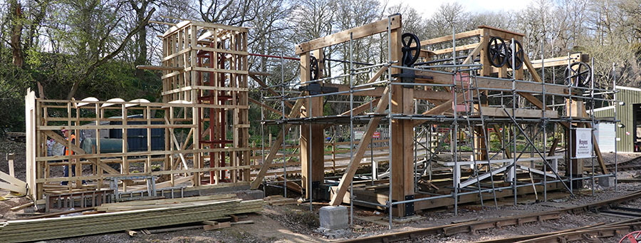 Lifting bridge rebuild under way