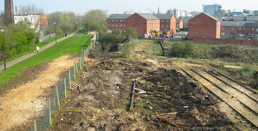 Dwellings built on the scrapyard