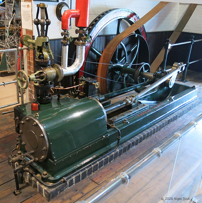 Gimson horizontal steam engine