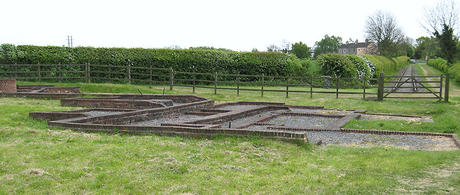 Swannington Engine House Foundations & track